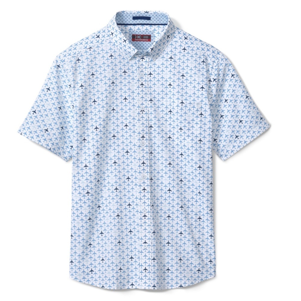 Johnston & Murphy XC4® Performance Short-Sleeve Shirt – Size M – Great Like New!